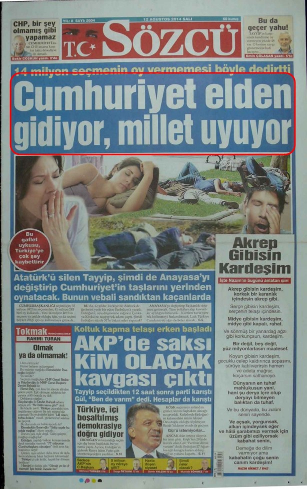 Foto - Ali İhsan Karahasanoğlu geçmiş 12 Ağustoslardaki gazete manşetlerini yorumladı