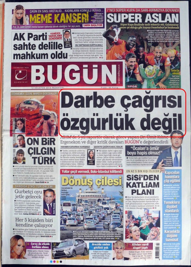 Foto - Ali İhsan Karahasanoğlu geçmiş 12 Ağustoslardaki gazete manşetlerini yorumladı