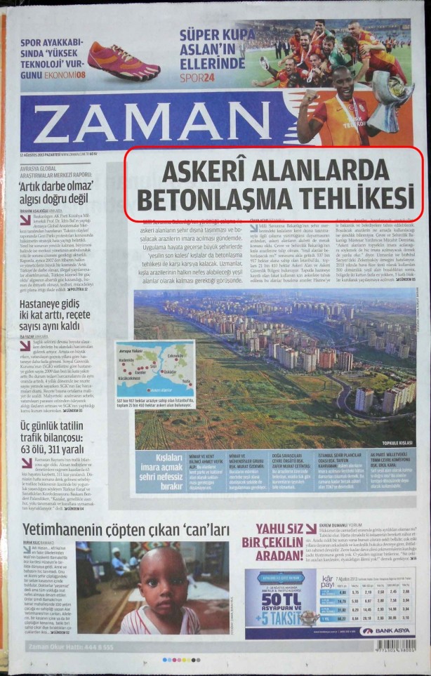 Foto - Ali İhsan Karahasanoğlu geçmiş 12 Ağustoslardaki gazete manşetlerini yorumladı