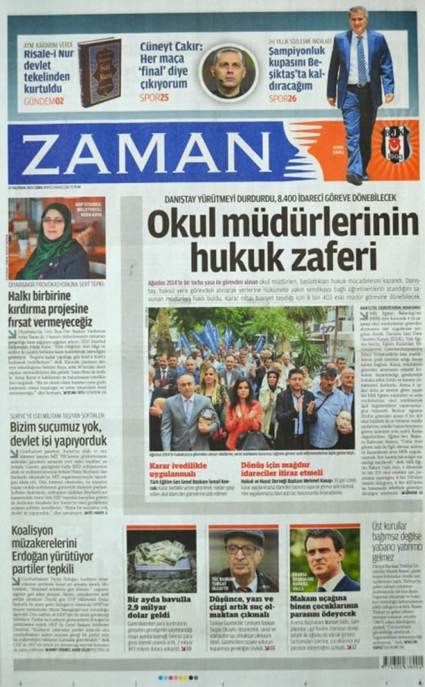 Foto - Ali İhsan Karahasanoğlu geçmiş 12 Haziranlardaki gazete manşetlerini yorumladı