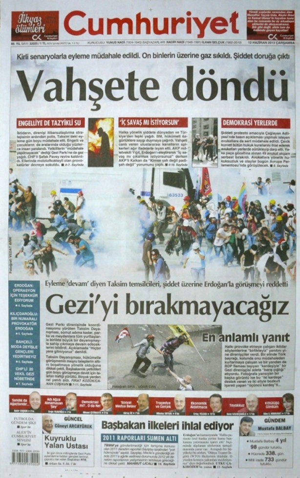 Foto - Ali İhsan Karahasanoğlu geçmiş 12 Haziranlardaki gazete manşetlerini yorumladı