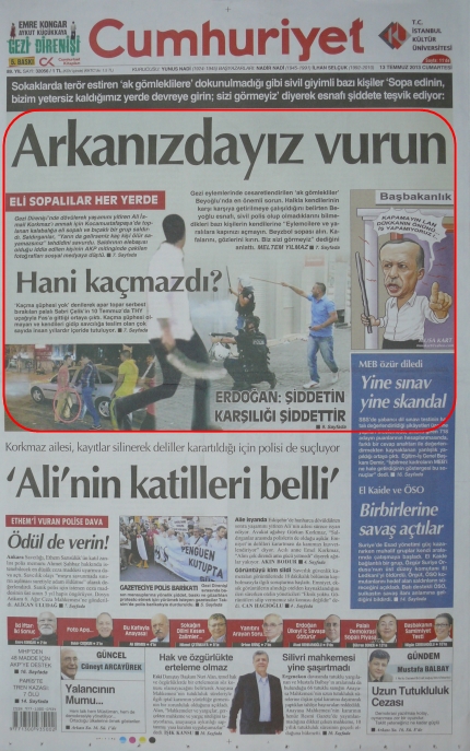 Foto - Ali İhsan Karahasanoğlu geçmiş 13 Temmuzlardaki gazete manşetlerini yorumladı