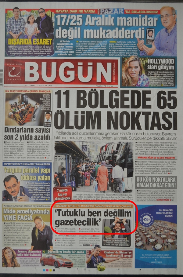 Foto - Ali İhsan Karahasanoğlu geçmiş 12 Temmuzlardaki gazete manşetlerini yorumladı