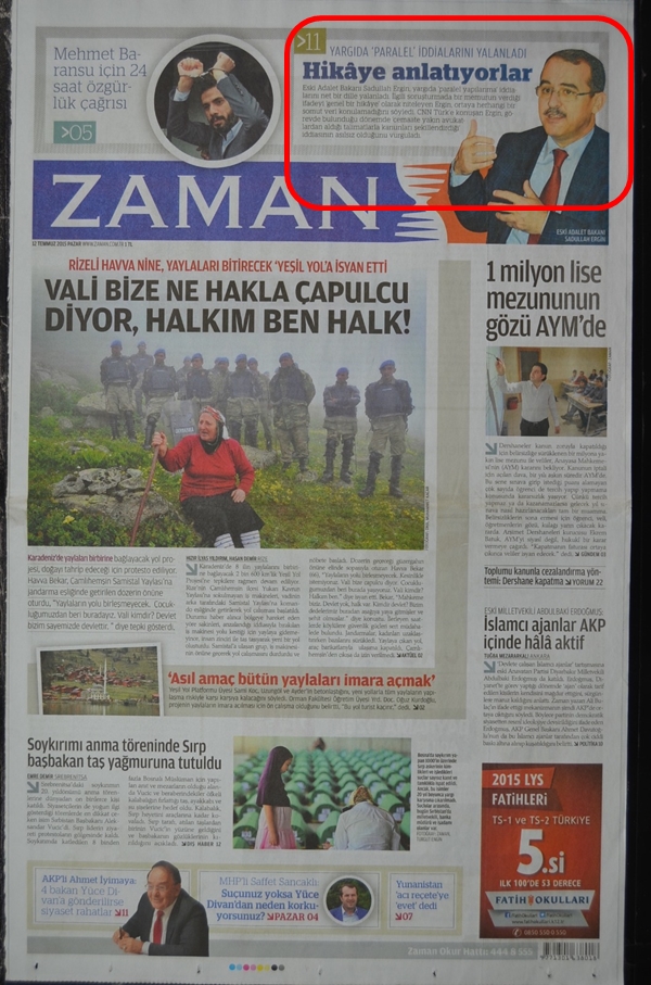 Foto - Ali İhsan Karahasanoğlu geçmiş 12 Temmuzlardaki gazete manşetlerini yorumladı