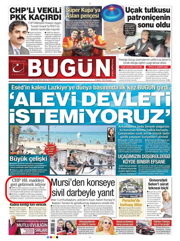 Foto - Ali İhsan Karahasanoğlu geçmiş 13 Ağustoslardaki gazete manşetlerini yorumladı