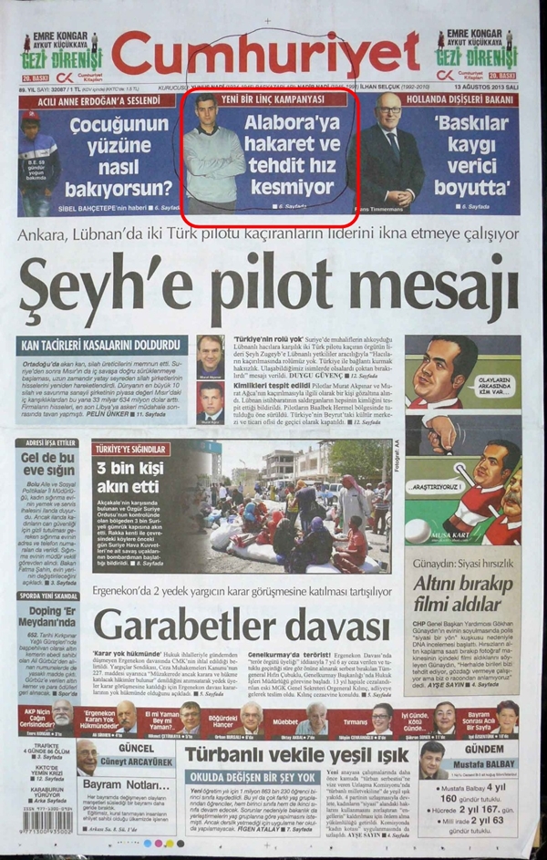 Foto - Ali İhsan Karahasanoğlu geçmiş 13 Ağustoslardaki gazete manşetlerini yorumladı