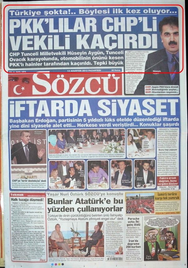 Foto - Ali İhsan Karahasanoğlu geçmiş 13 Ağustoslardaki gazete manşetlerini yorumladı