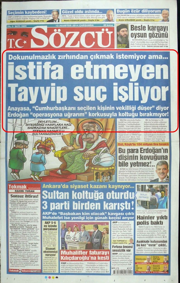 Foto - Ali İhsan Karahasanoğlu geçmiş 13 Ağustoslardaki gazete manşetlerini yorumladı