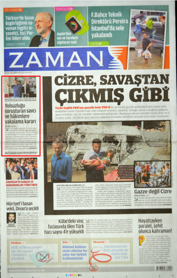 Foto - Ali İhsan Karahasanoğlu geçmiş 13 Eylüllerdeki manşetleri yorumladı