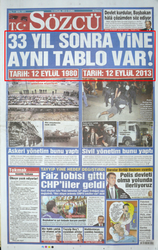 Foto - Ali İhsan Karahasanoğlu geçmiş 13 Eylüllerdeki manşetleri yorumladı