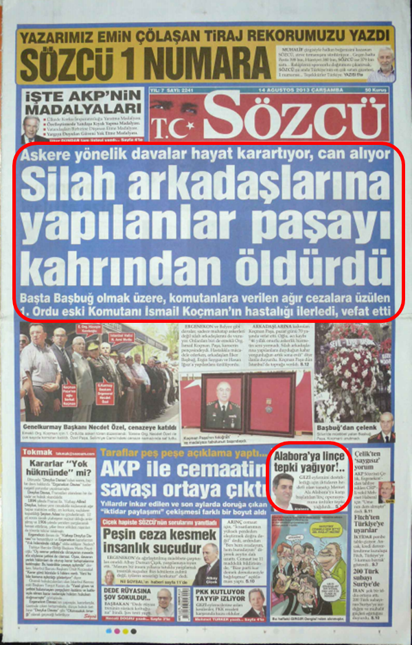 Foto - Ali İhsan Karahasanoğlu geçmiş 14 Ağustoslardaki gazete manşetlerini yorumladı