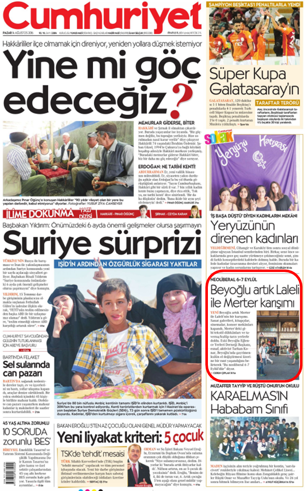 Foto - Ali İhsan Karahasanoğlu geçmiş 14 Ağustoslardaki gazete manşetlerini yorumladı