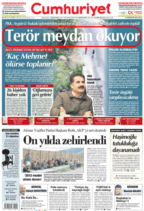 Foto - Ali İhsan Karahasanoğlu geçmiş 14 Ağustoslardaki gazete manşetlerini yorumladı