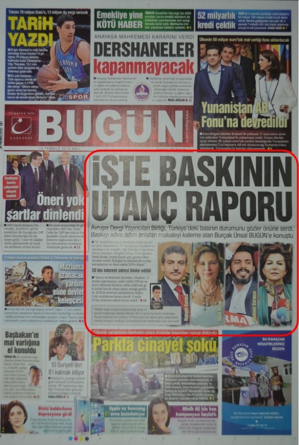 Foto - Ali İhsan Karahasanoğlu geçmiş 14 Temmuzlardaki gazete manşetlerini yorumladı