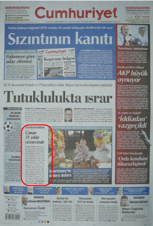 Foto - Ali İhsan Karahasanoğlu geçmiş 14 Temmuzlardaki gazete manşetlerini yorumladı