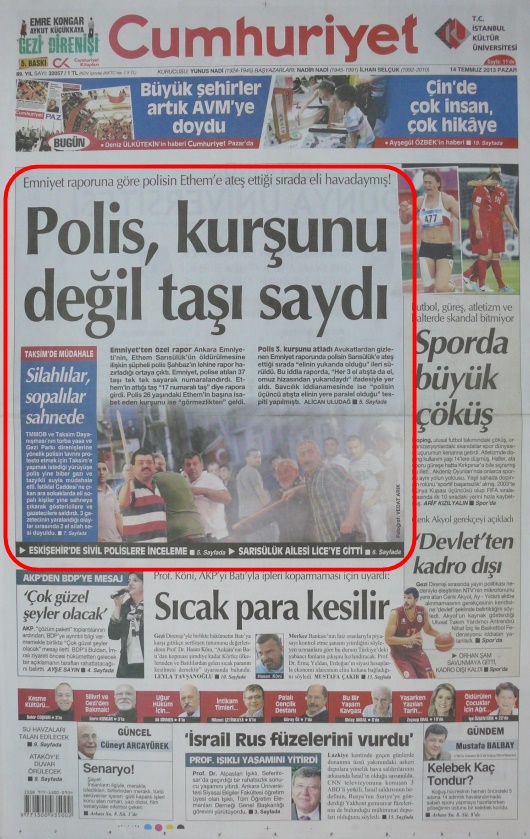 Foto - Ali İhsan Karahasanoğlu geçmiş 14 Temmuzlardaki gazete manşetlerini yorumladı