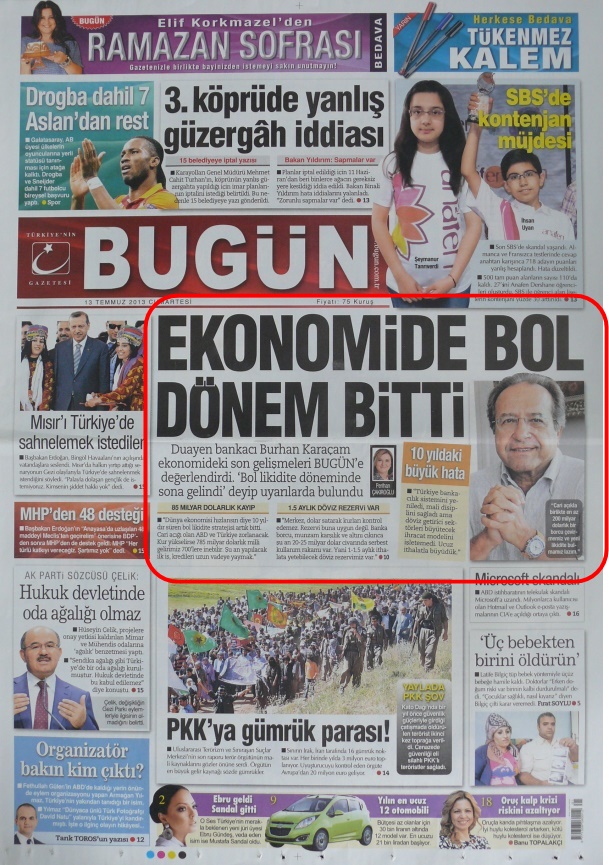 Foto - Ali İhsan Karahasanoğlu geçmiş 14 Temmuzlardaki gazete manşetlerini yorumladı
