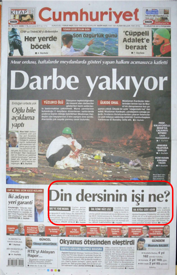 Foto - Ali İhsan Karahasanoğlu geçmiş 15 Ağustoslardaki gazete manşetlerini yorumladı