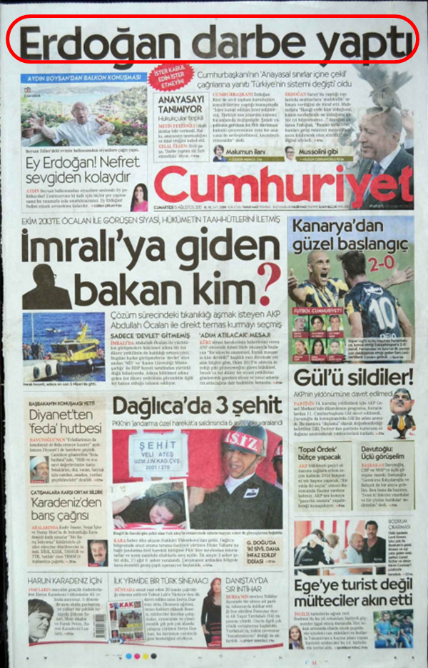 Foto - Ali İhsan Karahasanoğlu geçmiş 15 Ağustoslardaki gazete manşetlerini yorumladı