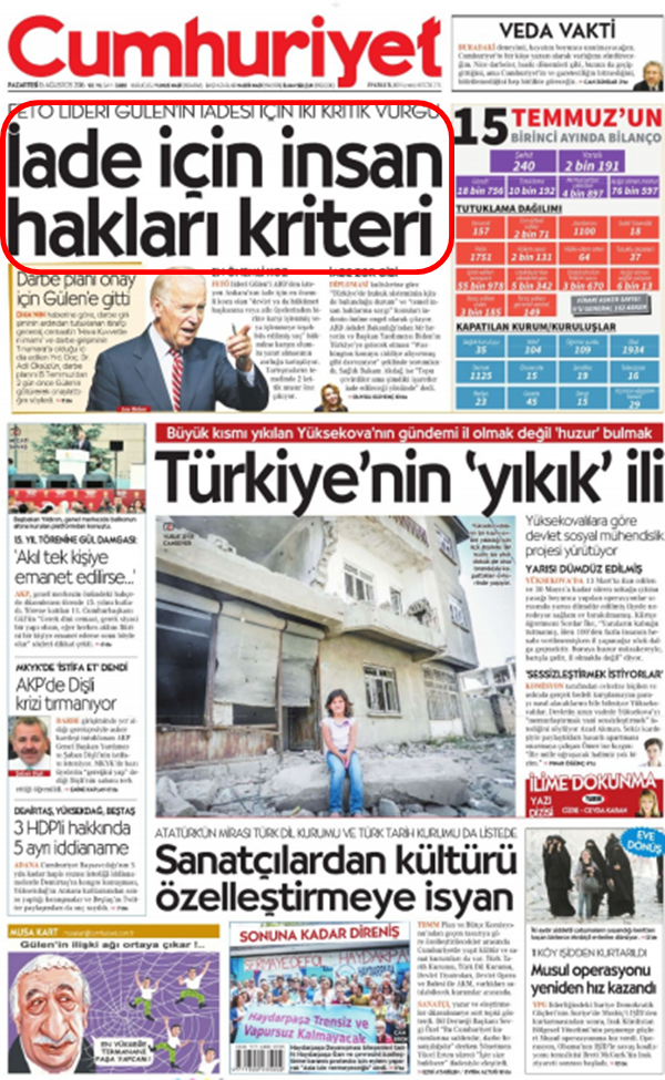 Foto - Ali İhsan Karahasanoğlu geçmiş 15 Ağustoslardaki gazete manşetlerini yorumladı