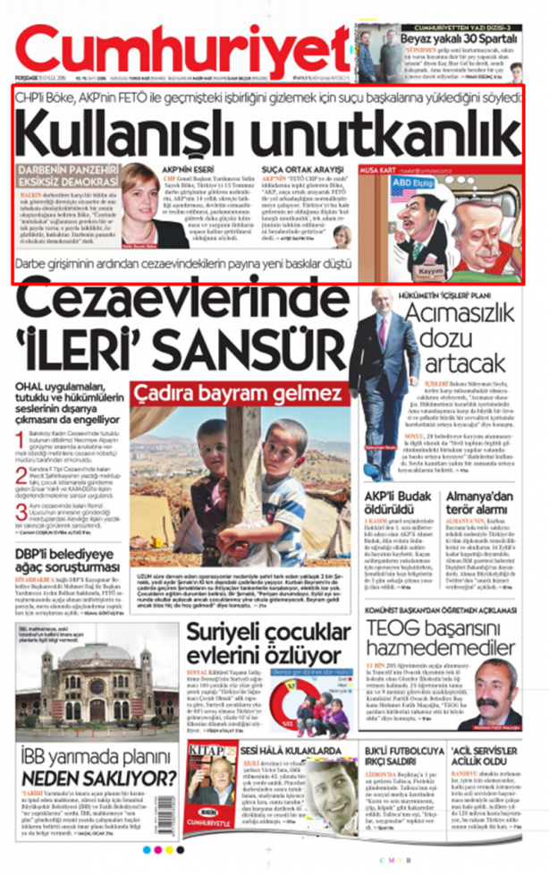 Foto - Ali İhsan Karahasanoğlu geçmiş 15 Eylüllerdeki gazete manşetlerini yorumladı