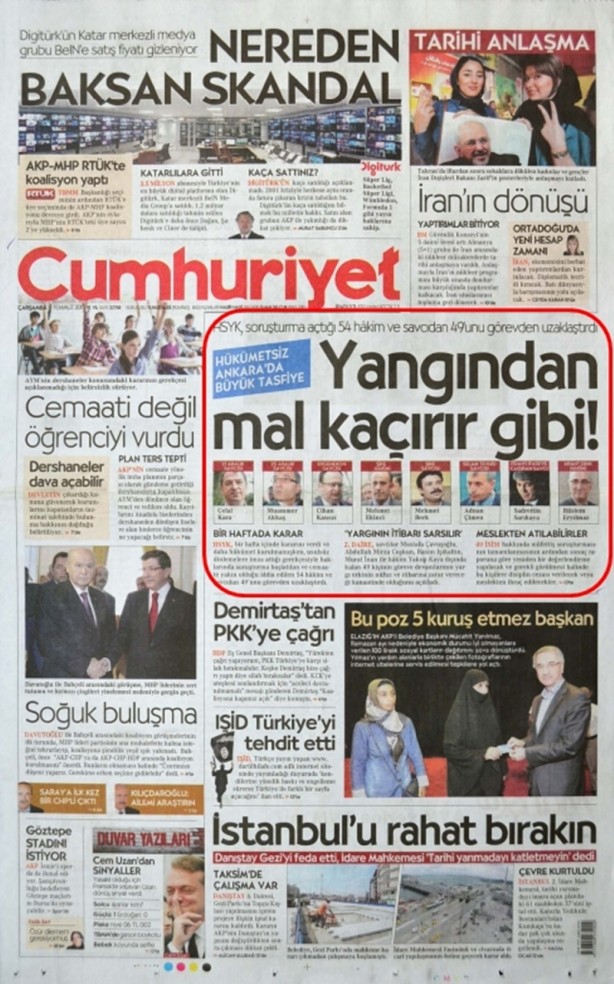 Foto - Ali İhsan Karahasanoğlu geçmiş 15 Temmuzlardaki gazete manşetlerini yorumladı