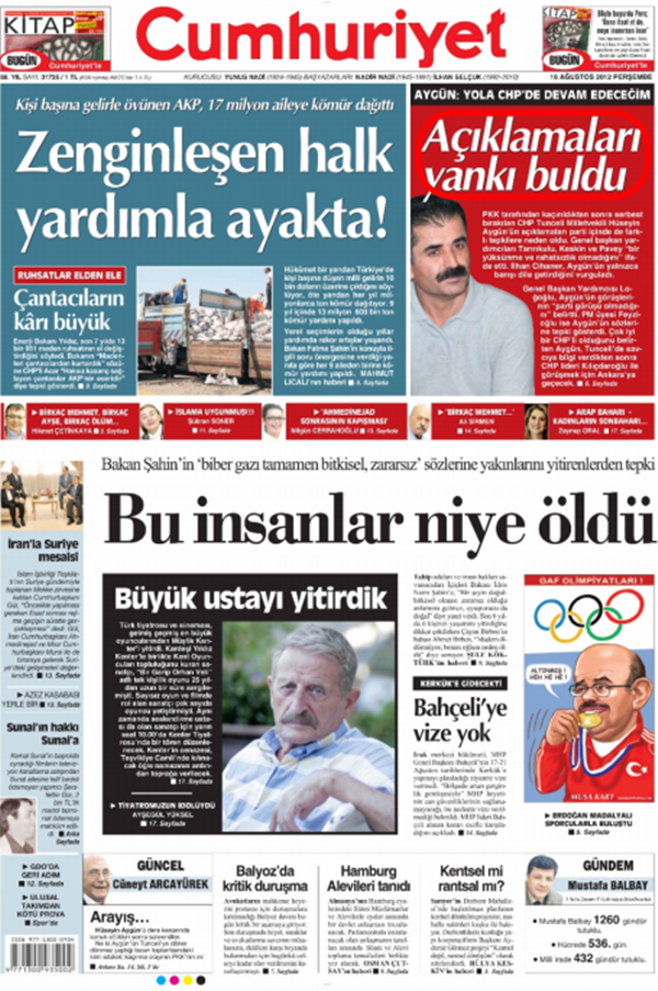 Foto - Ali İhsan Karahasanoğlu geçmiş 16 Ağustoslardaki gazete manşetlerini yorumladı