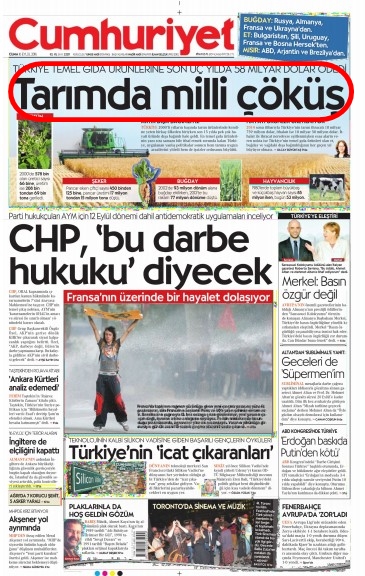 Foto - Ali İhsan Karahasanoğlu geçmiş 16 Eylüllerdeki gazete manşetlerini yorumladı