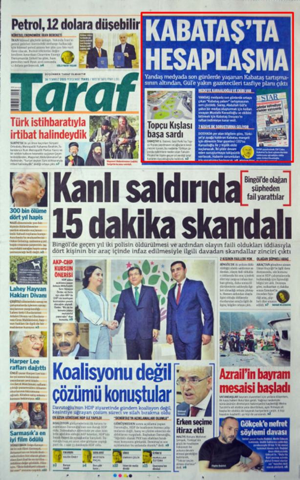 Foto - Ali İhsan Karahasanoğlu geçmiş 16 Temmuzlardaki gazete manşetlerini yorumladı