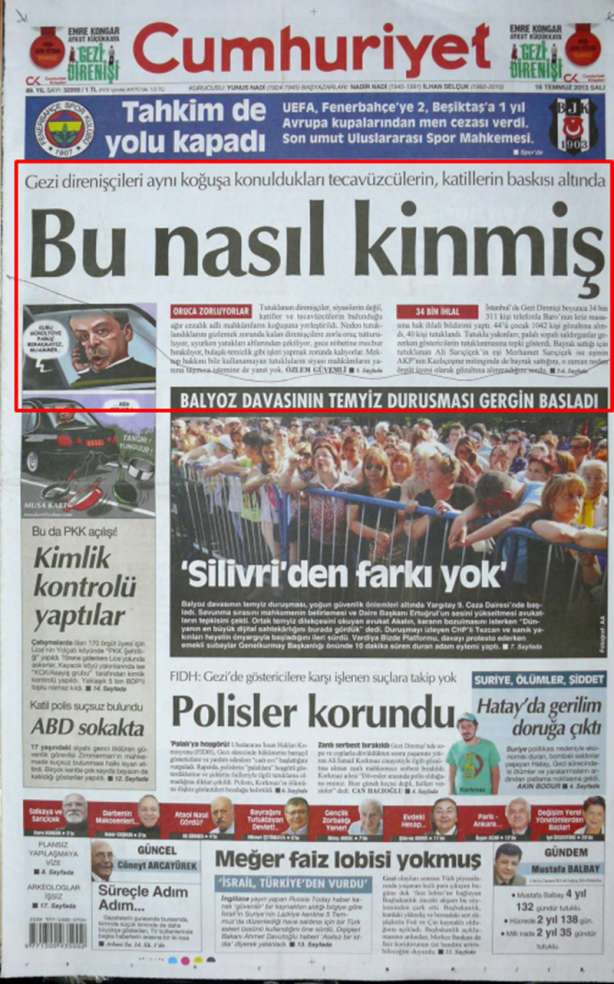 Foto - Ali İhsan Karahasanoğlu geçmiş 16 Temmuzlardaki gazete manşetlerini yorumladı