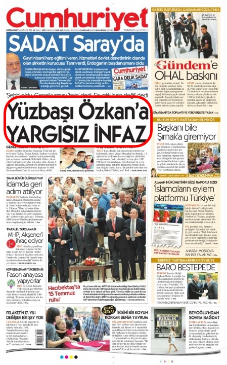 Foto - Ali İhsan Karahasanoğlu geçmiş 17 Ağustoslardaki gazete manşetlerini yorumladı