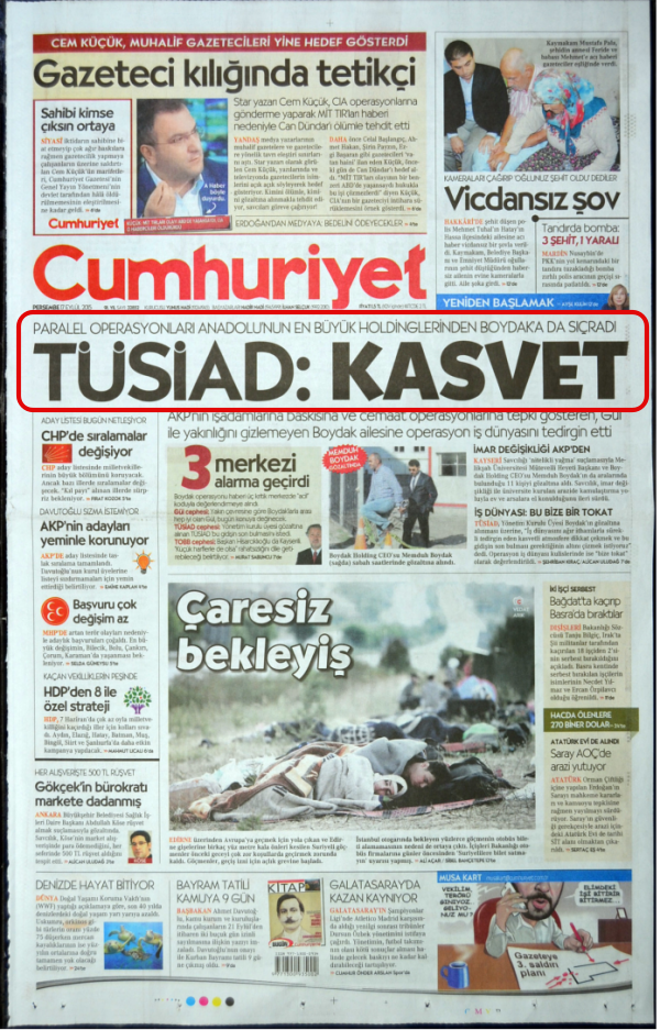 Foto - Ali İhsan Karahasanoğlu geçmiş 17 Eylüllerdeki gazete manşetlerini yorumladı