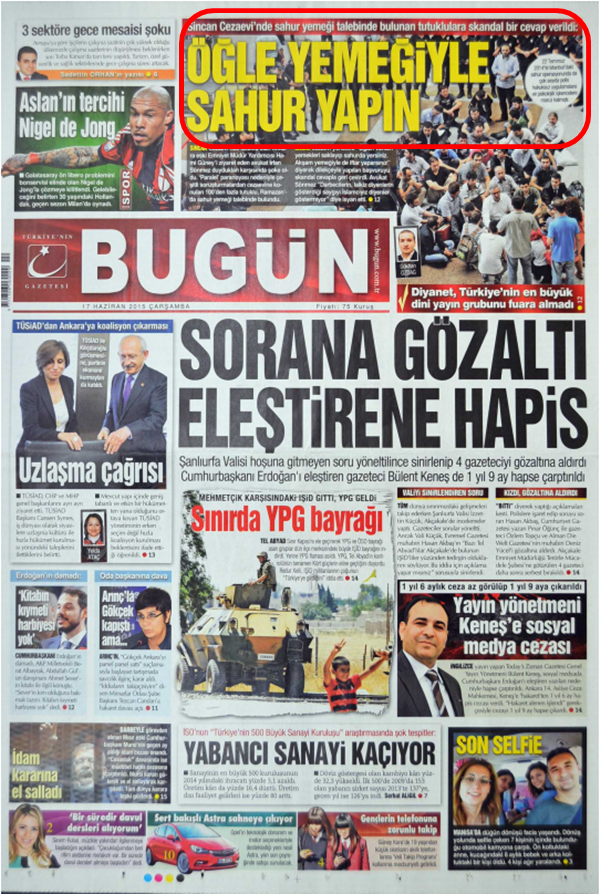 Foto - Ali İhsan Karahasanoğlu geçmiş 17 Haziranlardaki gazete manşetlerini yorumladı