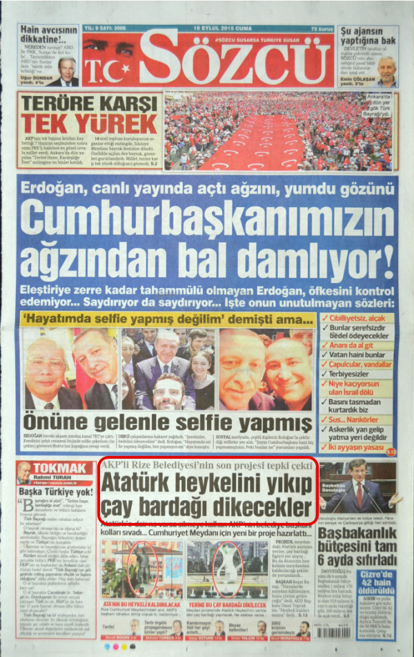 Foto - Ali İhsan Karahasanoğlu geçmiş 18 Eylüllerdeki gazete manşetlerini yorumladı