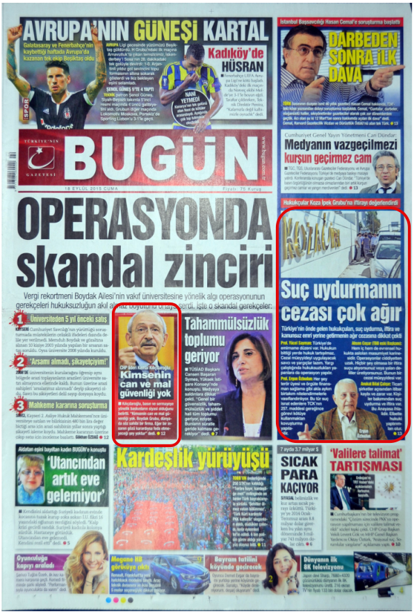 Foto - Ali İhsan Karahasanoğlu geçmiş 18 Eylüllerdeki gazete manşetlerini yorumladı