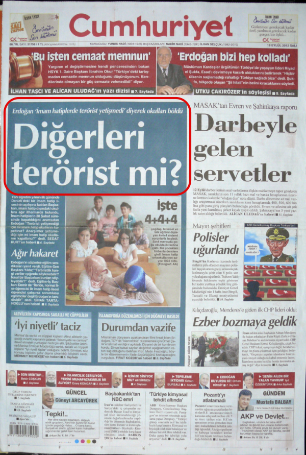 Foto - Ali İhsan Karahasanoğlu geçmiş 18 Eylüllerdeki gazete manşetlerini yorumladı