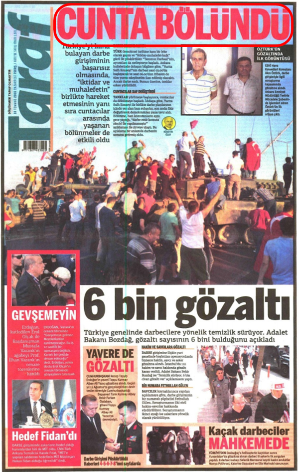 Foto - Ali İhsan Karahasanoğlu geçmiş 18 Temmuzlardaki gazete manşetlerini yorumladı