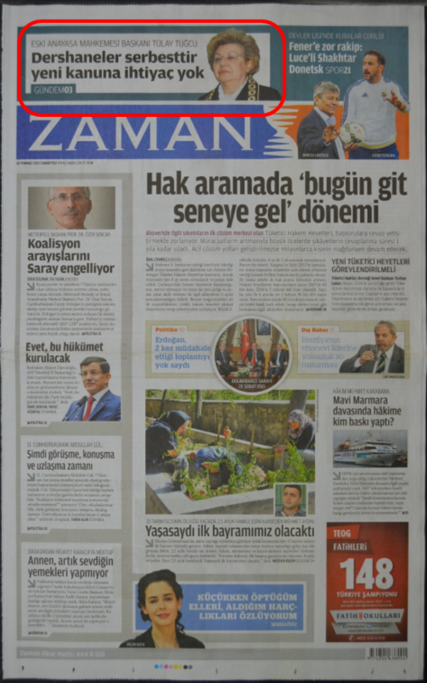 Foto - Ali İhsan Karahasanoğlu geçmiş 18 Temmuzlardaki gazete manşetlerini yorumladı