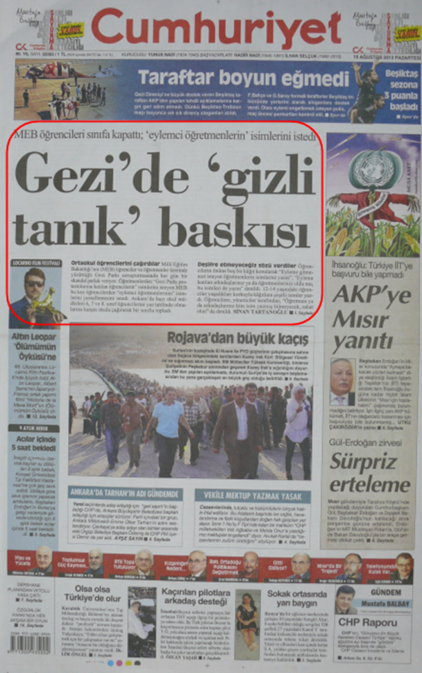 Foto - Ali İhsan Karahasanoğlu geçmiş 19 Ağustoslardaki gazete manşetlerini yorumladı