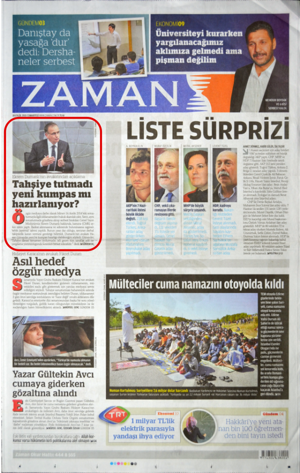 Foto - Ali İhsan Karahasanoğlu geçmiş 19 Eylüllerdeki gazete manşetlerini yorumladı