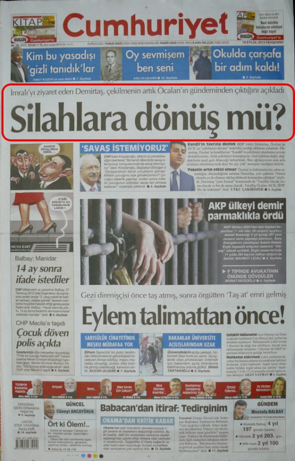 Foto - Ali İhsan Karahasanoğlu geçmiş 19 Eylüllerdeki gazete manşetlerini yorumladı