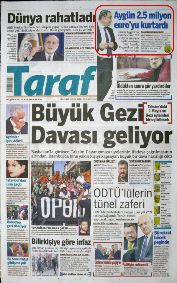 Foto - Ali İhsan Karahasanoğlu geçmiş 19 Eylüllerdeki gazete manşetlerini yorumladı