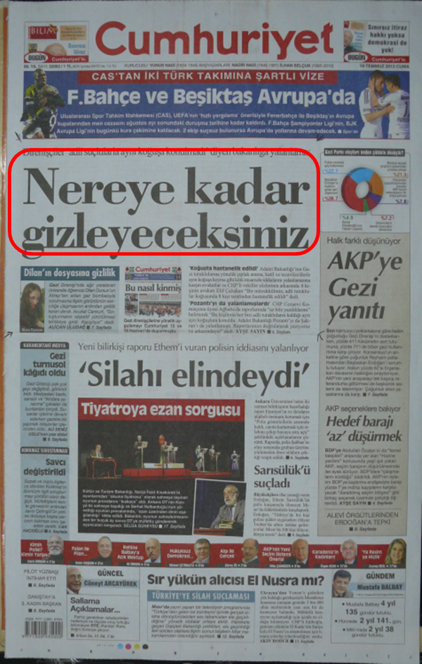 Foto - Ali İhsan Karahasanoğlu geçmiş 19 Temmuzlardaki gazete manşetlerini yorumladı