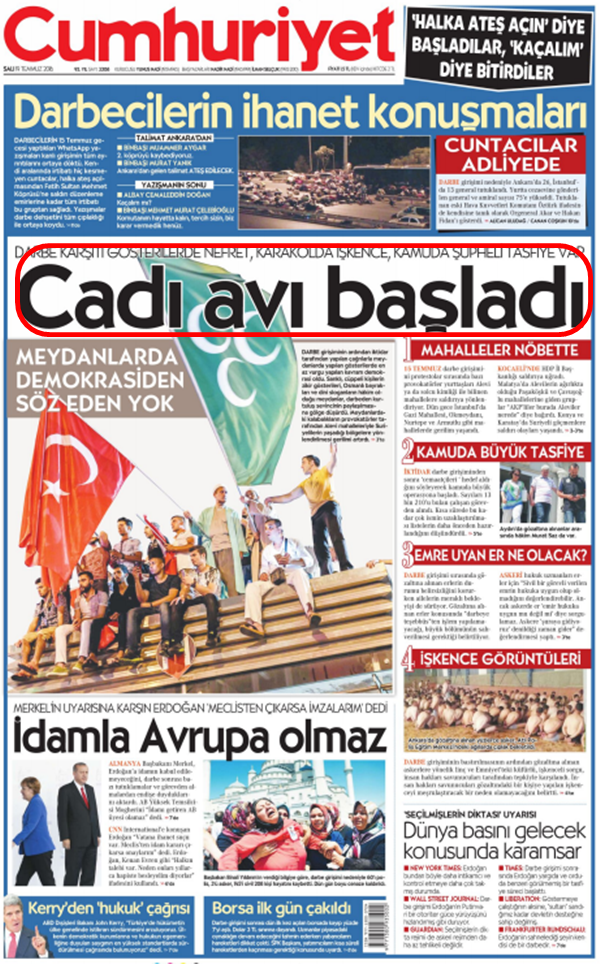 Foto - Ali İhsan Karahasanoğlu geçmiş 19 Temmuzlardaki gazete manşetlerini yorumladı