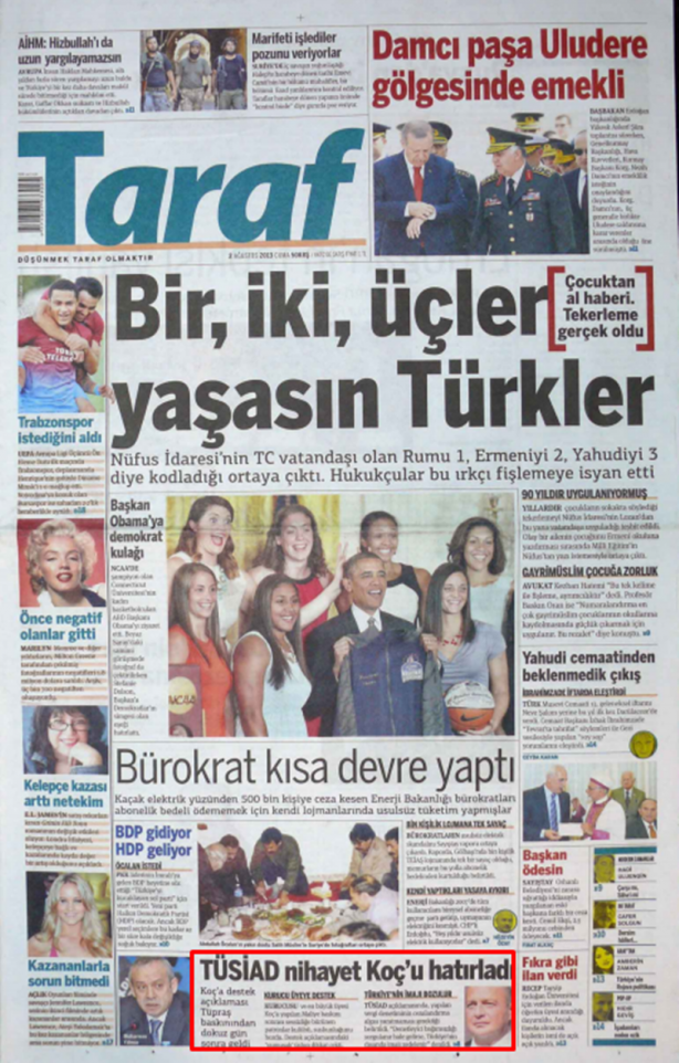 Foto - Ali İhsan Karahasanoğlu geçmiş 2 Ağustoslardaki gazete manşetlerini yorumladı