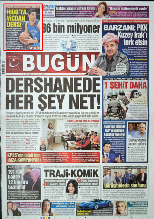 Foto - Ali İhsan Karahasanoğlu geçmiş 2 Ağustoslardaki gazete manşetlerini yorumladı