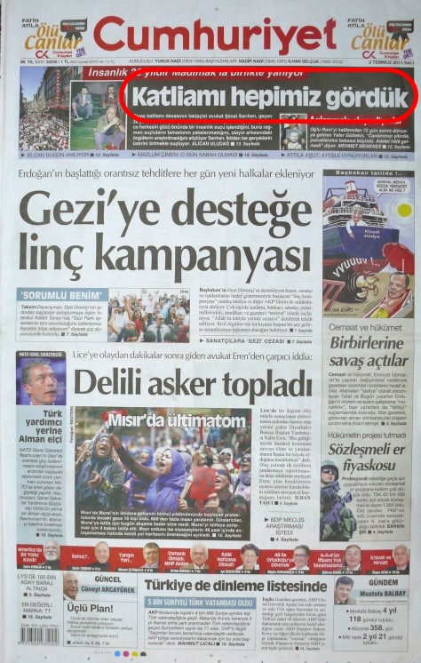 Foto - Ali İhsan Karahasanoğlu geçmiş 2 Temmuzlardaki gazete manşetlerini yorumladı