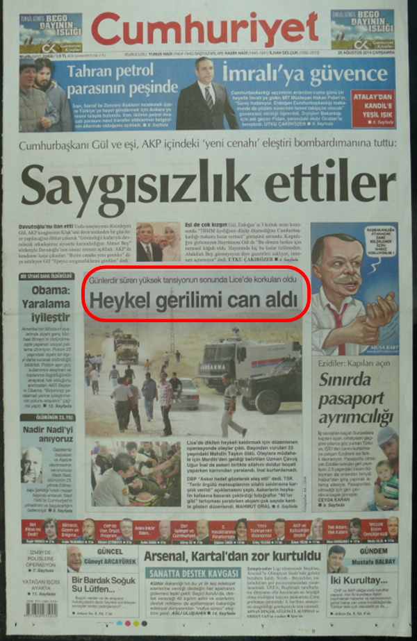 Foto - Ali İhsan Karahasanoğlu geçmiş 20 Ağustoslardaki gazete manşetlerini yorumladı