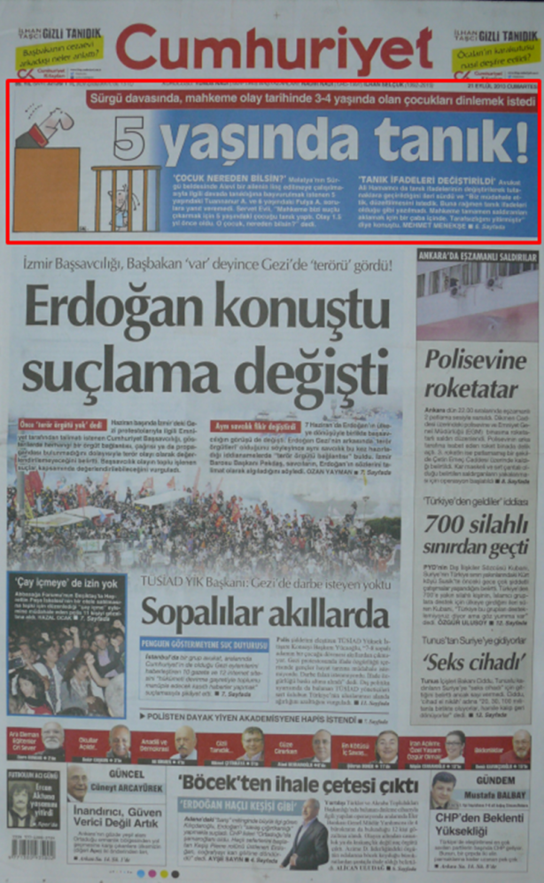 Foto - Ali İhsan Karahasanoğlu geçmiş 21 Eylüllerdeki gazete manşetlerini yorumladı