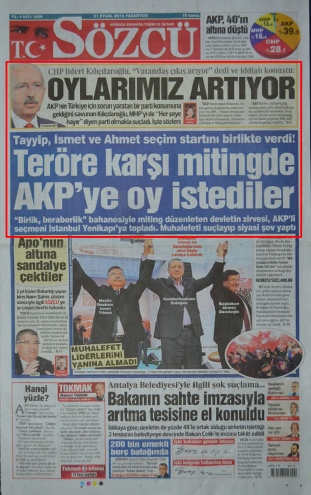 Foto - Ali İhsan Karahasanoğlu geçmiş 21 Eylüllerdeki gazete manşetlerini yorumladı